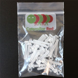 20x Clear Acrylic Pan Head Plastic Screws & Bolts M3 x 20 mm, Nuts & Washers
