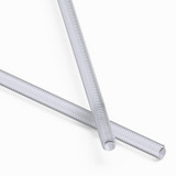 2x barre filettate in acrilico trasparente M6 x 500 mm + 4 dadi