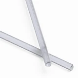 2x barre filettate in acrilico trasparente M6 x 500 mm + 4 dadi