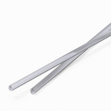 2x Clear Acrylic M6 x 500 mm Threaded Rods, Plastic Studding + 4 Nuts