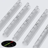 Clear Acrylic Spring Piano Hinge 150 mm x 45 mm, Continuous, with 1 Spring