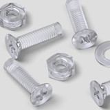 50x viti svasate in acrilico trasparente M3 x 10 mm, dadi/rondelle