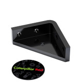 4x V3 5 mm Corner Brackets, Black Acrylic + 20x M5 Bolts