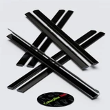 3x Black 300 mm Acrylic / Polycarbonate Low Profile Flexible Living Hinges