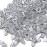 50x Clear Acrylic Plastic Butterfly Wing Nuts M4, Thumb Nuts