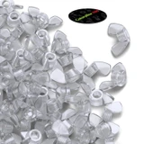 50x Clear Acrylic Plastic Butterfly Wing Nuts M4, Thumb Nuts