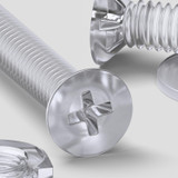 50x Clear Acrylic Countersunk Screws & Bolts M2 x 20 mm, Nuts & Washers