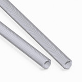 2x Clear Acrylic M10 x 500 mm Threaded Rods, Plastic Studding + 4 Nuts