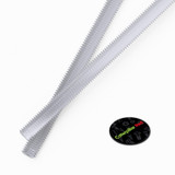 2x Clear Acrylic M10 x 500 mm Threaded Rods, Plastic Studding + 4 Nuts