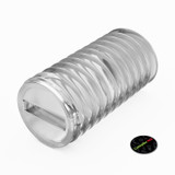 50x Clear Polycarbonate Plastic M5 x 10 mm Slotted Grub Screws, Set Screws