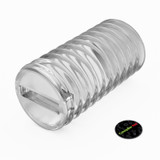 50x Clear Polycarbonate Plastic M4 x 8 mm Slotted Grub Screws, Set Screws