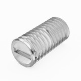 50x Clear Polycarbonate Plastic M3 x 6 mm Slotted Grub Screws, Set Screws