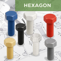 Hex Head Bolts | DIN 933 | M3–M20