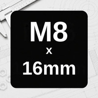 M8 x 16mm