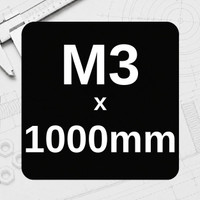 M3 x 1000mm