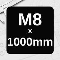 M8 x 1000mm