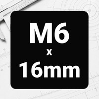 M6 x 16mm