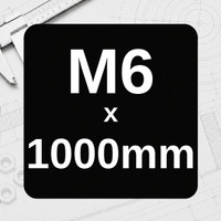 M6 x 1000mm