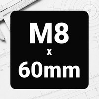 M8 x 60mm