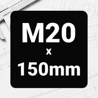 M20 x 150mm