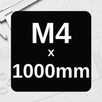 M4 x 1000mm