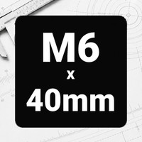 M6 x 40mm