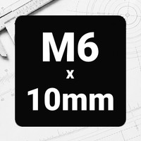 M6 x 10mm