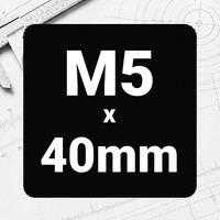 M5 x 40mm