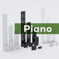 Piano Hinges - No Tape