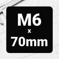 M6 x 70mm