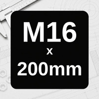 M16 x 200mm