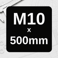 M10 x 500mm