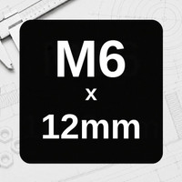 M6 x 12mm