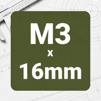 M3 x 16mm