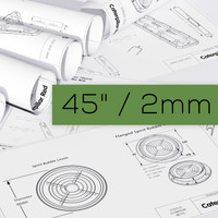 45" / 2mm