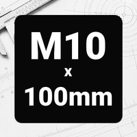 M10 x 100mm