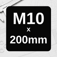 M10 x 200mm