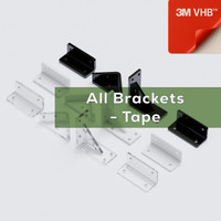 Brackets - With Tape