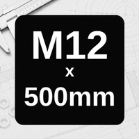 M12 x 500mm