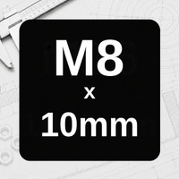 M8 x 10mm
