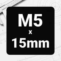 M5 x 15mm