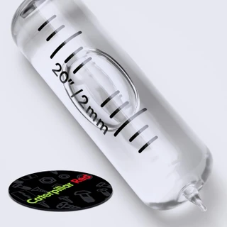 Replacement Level Glass Vial, Spirit Bubble Level, With Nib, 35 mm x 11 mm