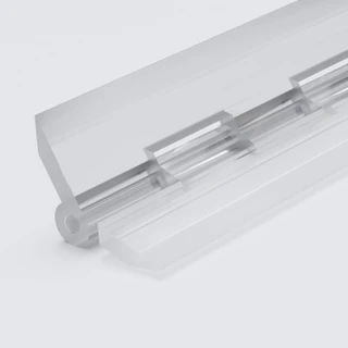 Transparent Clear Plastic Acrylic 300mm 12" Continuous Piano Hinge Hinges