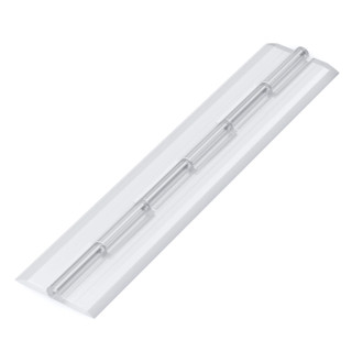 5x Clear Acrylic Piano Hinges 200 mm x 42 mm, Continuous Plastic Hinges