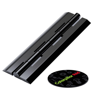 Black Acrylic Piano Hinges 150 mm, Continuous Plastic Hinges