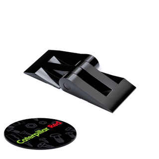 4x Black Acrylic Micro Piano Hinges 39 mm x 16 mm, Continuous Plastic Hinges