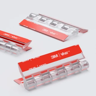 4x Clear Acrylic Plastic Piano Hinges 75 mm, Self-Adhesive, No Glue Required