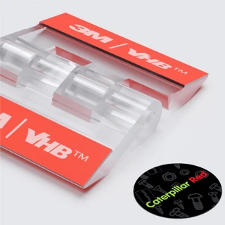 10x Clear Acrylic Piano Hinges 30 mm, Self-Adhesive, No Glue Required