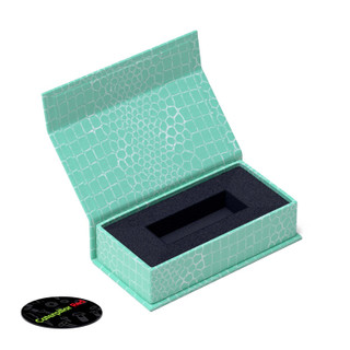 4x Mint Green Magnetic USB Presentation Gift Boxes, Flash Drives, Wedding