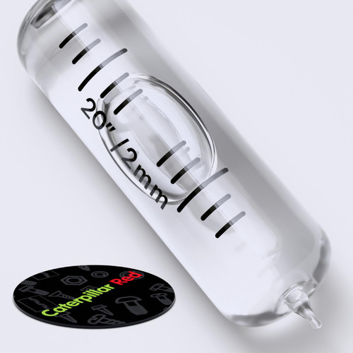 Replacement Level Glass Vial, Spirit Bubble Level, With Nib, 35mm x 11mm